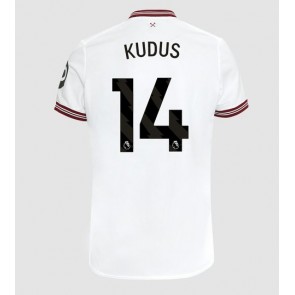 West Ham United Mohammed Kudus #14 Udebanetrøje 2023-24 Kort ærmer